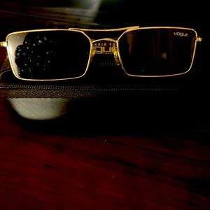 Unique style sunglasses ! Gold frame!!